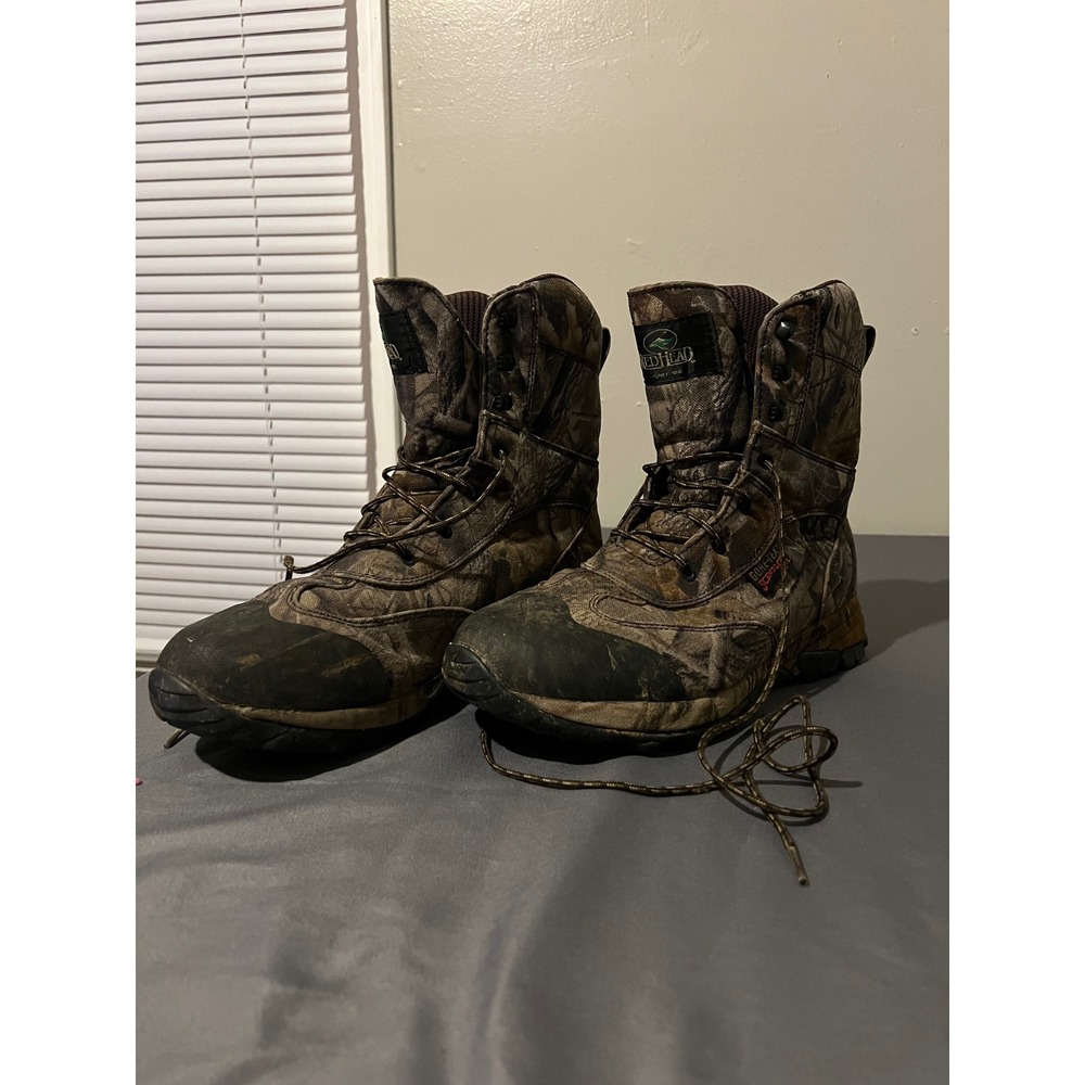 RedHead Mens Camo Hunting Boots GORE-TEX Scent-Lok Vibram Size 11.5